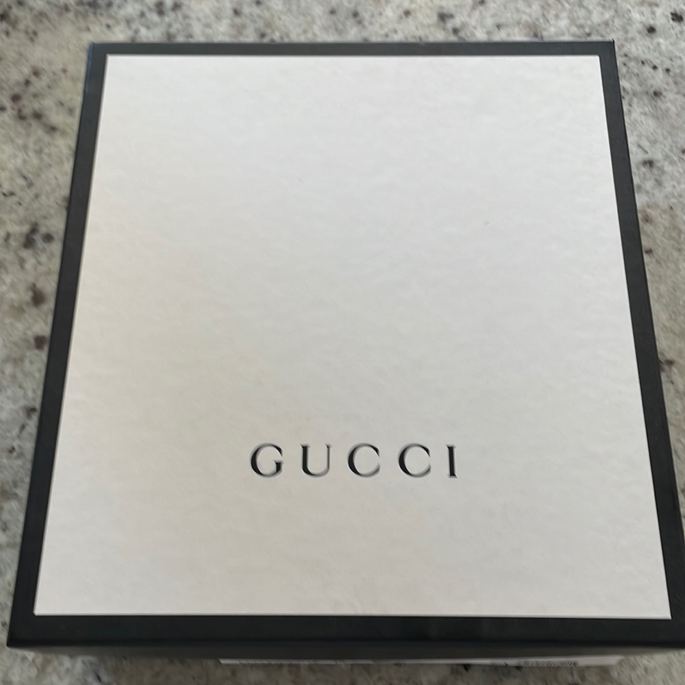 Gucci wedge sandals. New and never worn. Size 38. Comes with box and dust cover